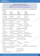 Đề thi giữa kì 2 Tiếng Anh 11 iLearn Smart World - Đề số 1